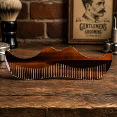 Moustache Shaped Comb